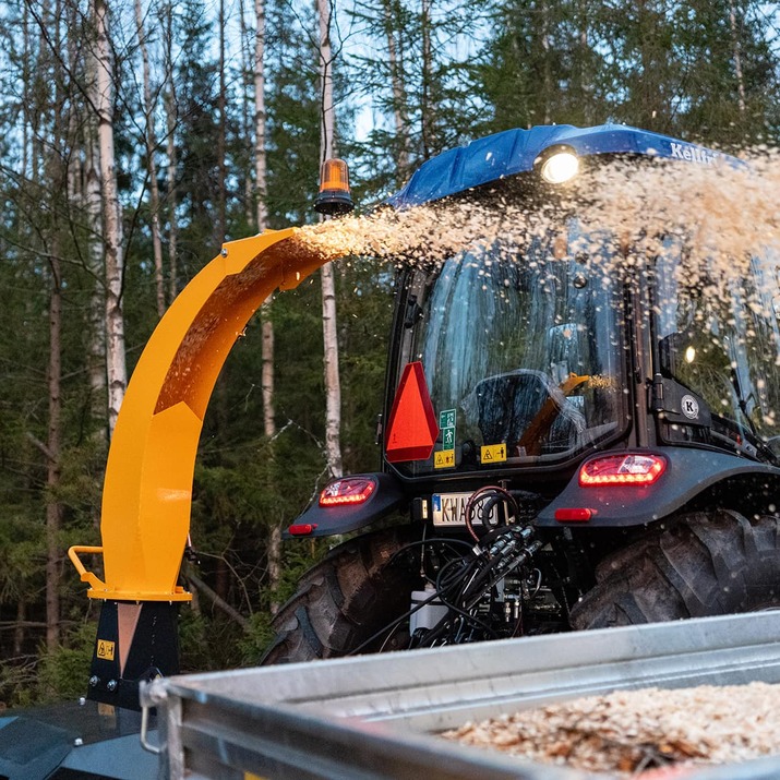 Flishugg 150, med hydraulisk inmatning