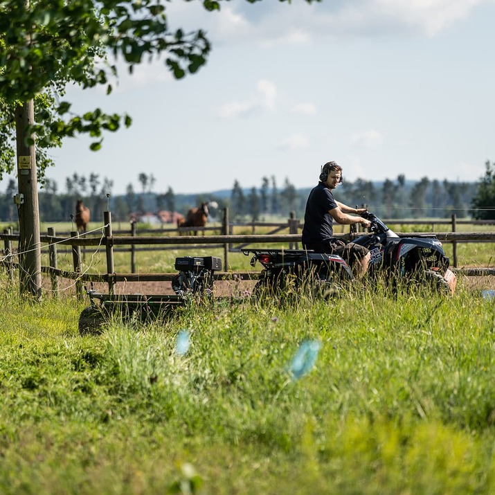 Slaghack ATV med lucka, 1,2 m, 15 hk