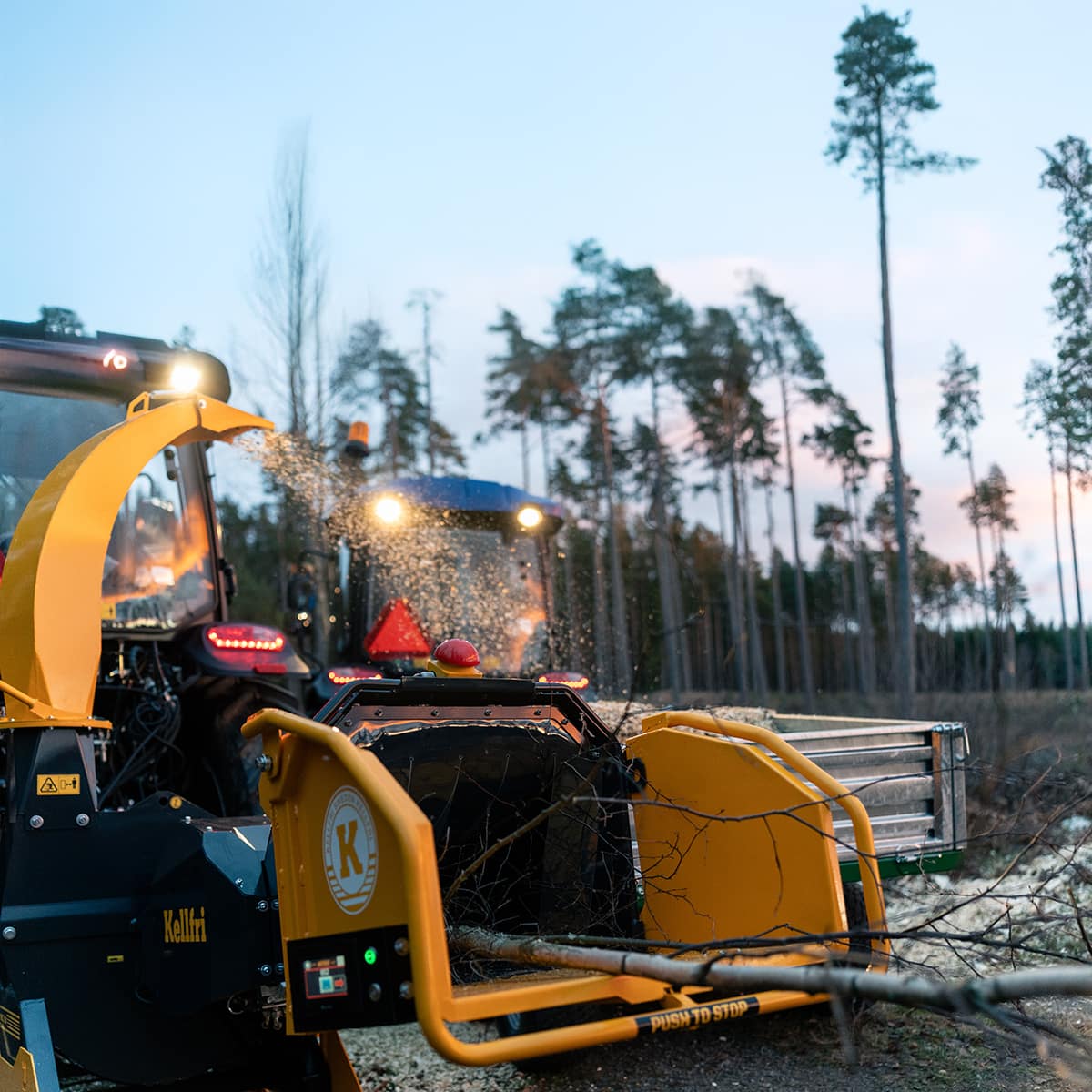 Flishugg 150, med hydraulisk inmatning - Kellfri