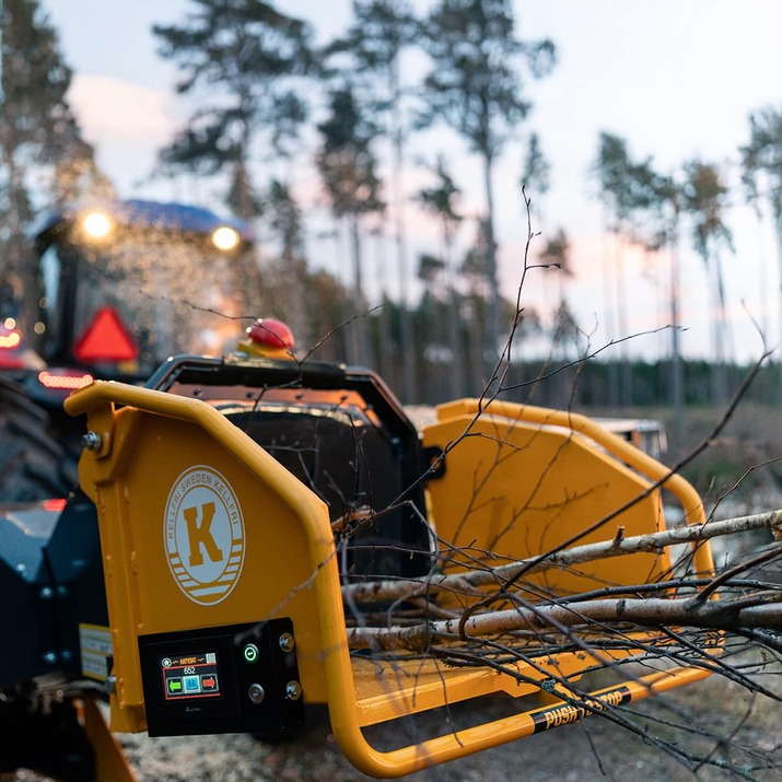 Flishugg 150, med hydraulisk inmatning