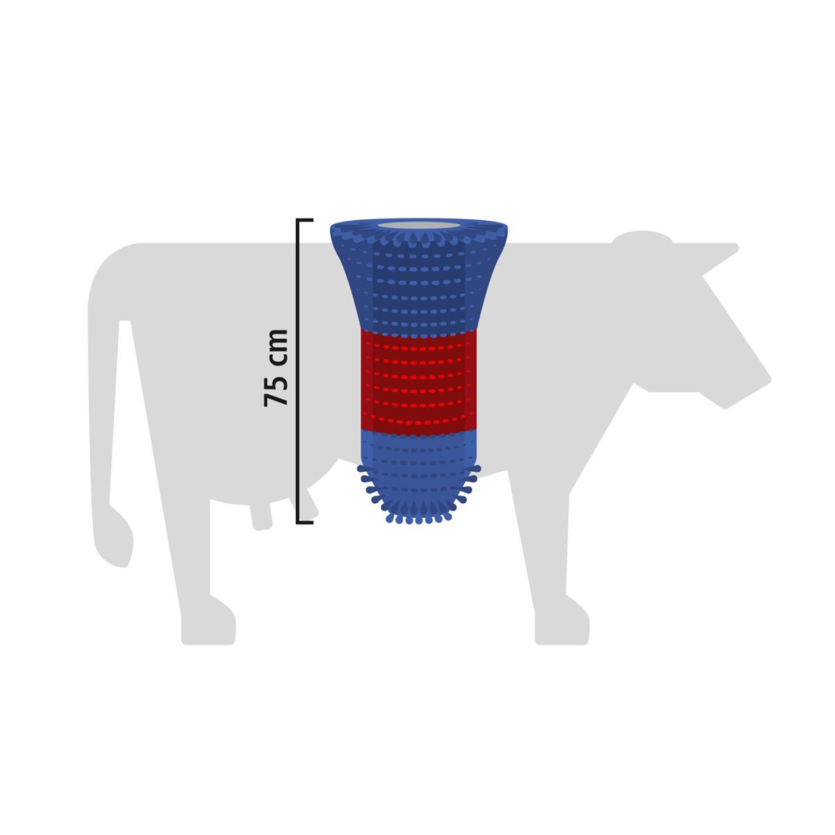 Koryktborste HappyCow FlexiSwing