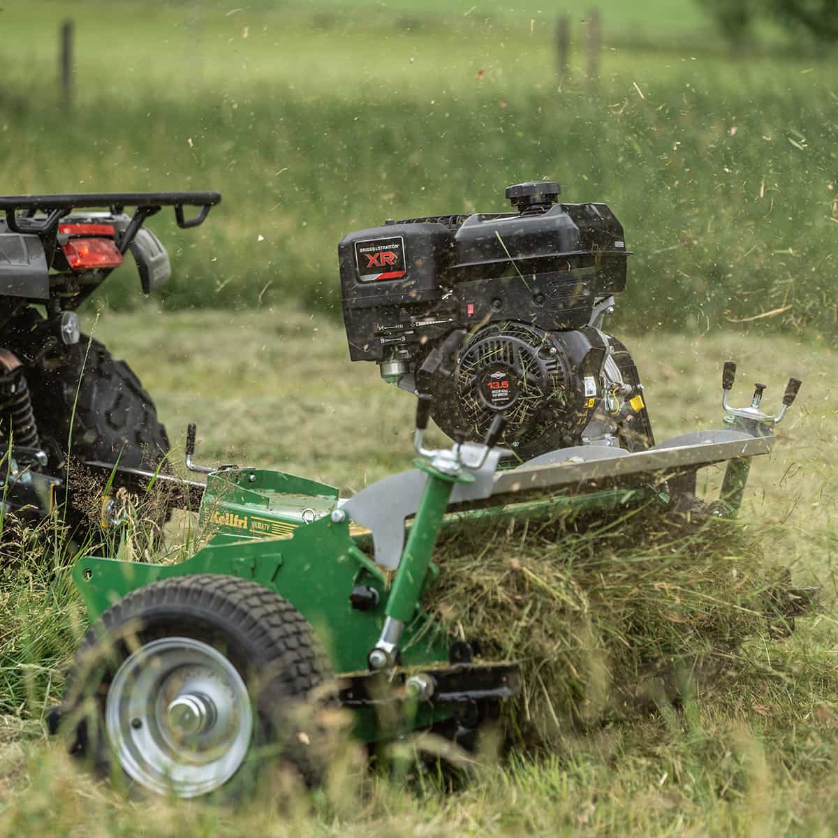 Slaghack ATV med lucka, 1,5 m, Briggs and Stratton 13,5 hk