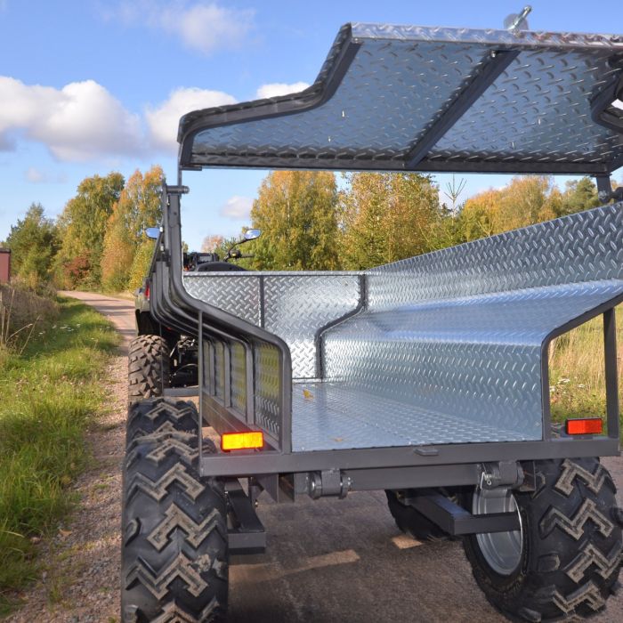 Tippvagn ATV 1420 kg med elhydraulisk tipp
