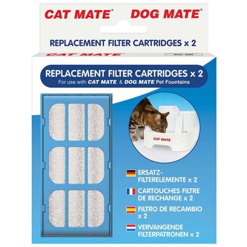 Filter till 47-80850 Cat Mate Dricksfontän 2-pack