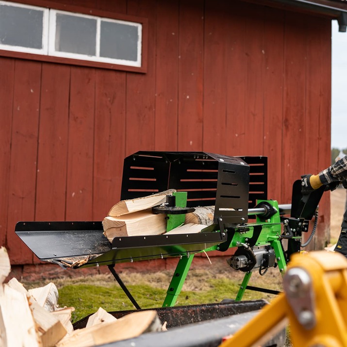 Vedklyv, eldriven, 7 ton, 70 cm