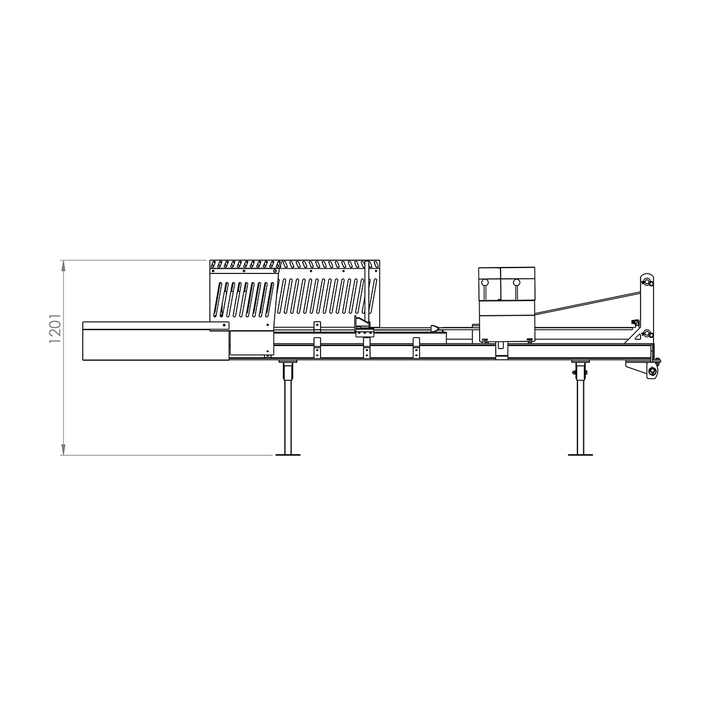 Vedklyv, traktordriven 7 ton, 110 cm