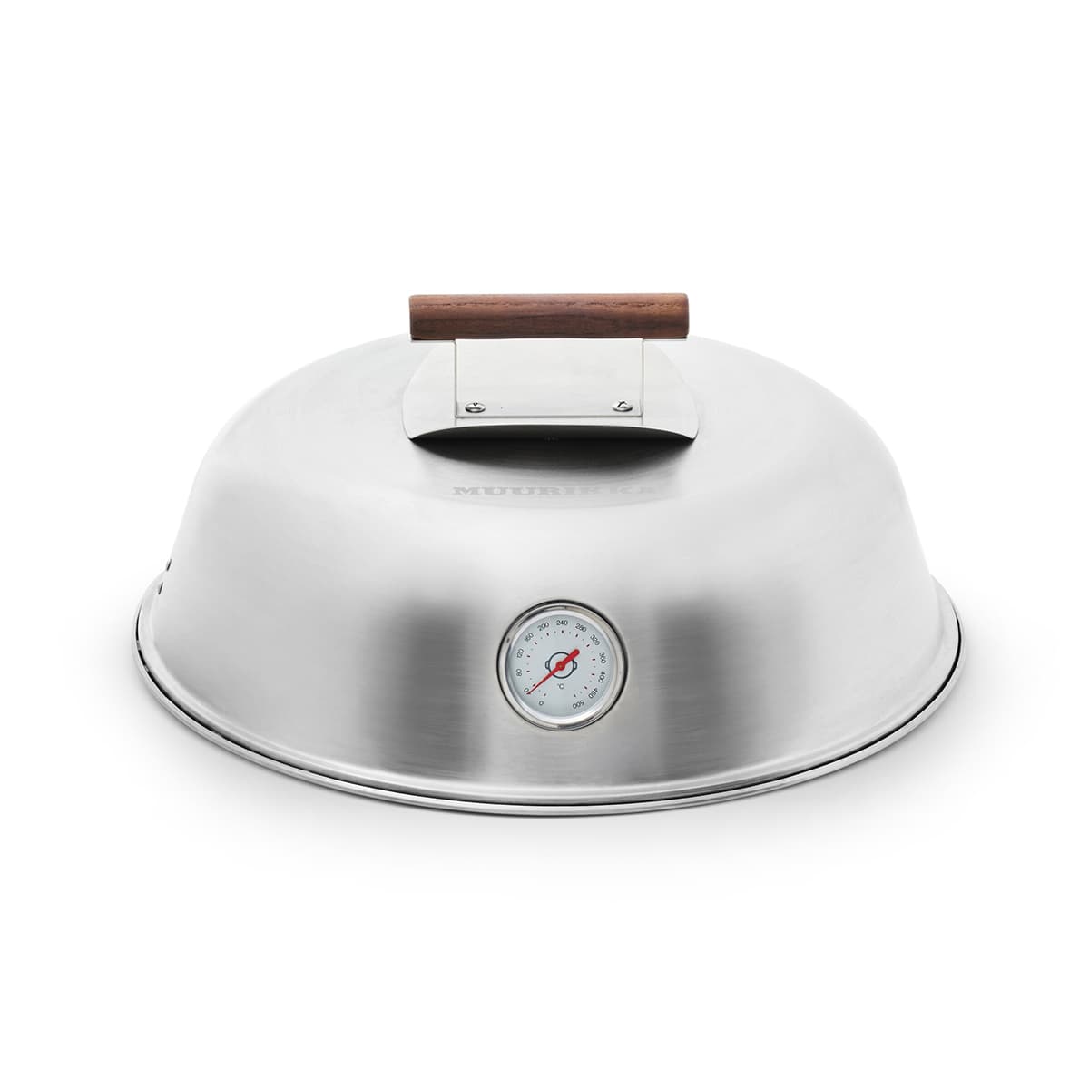 Muurikka Lock med termometer Rostfritt 48 cm - Kellfri