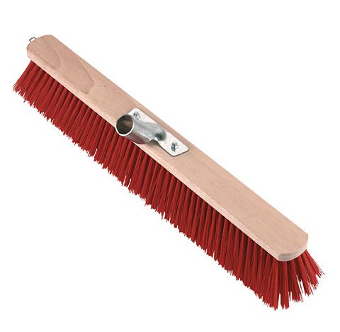 Kvast med skafthållare i metall, 60 cm