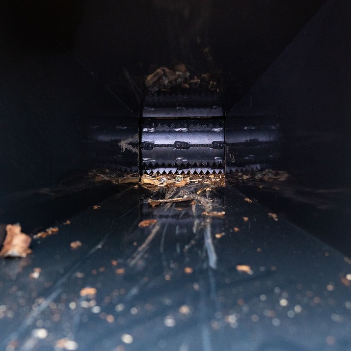 Flishugg 150, med hydraulisk inmatning