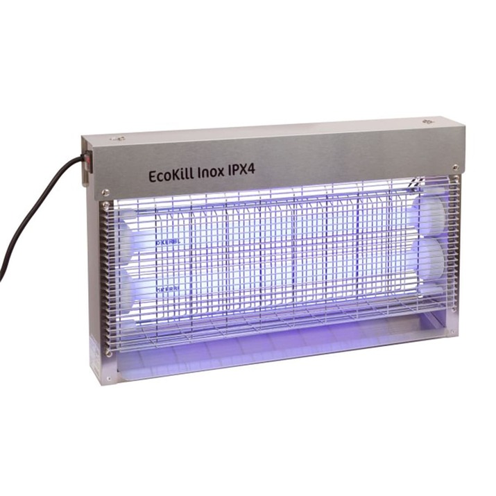 Elektrisk flugfångare Inox IPX4, 2 X 15 W