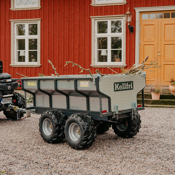 Tippvagn ATV 1420 kg med elhydraulisk tipp