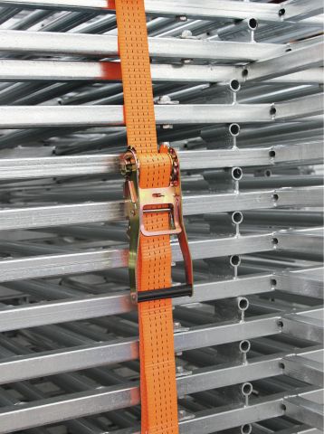 Spännband med spännare i 2 delar, 15 m, 4000 kg