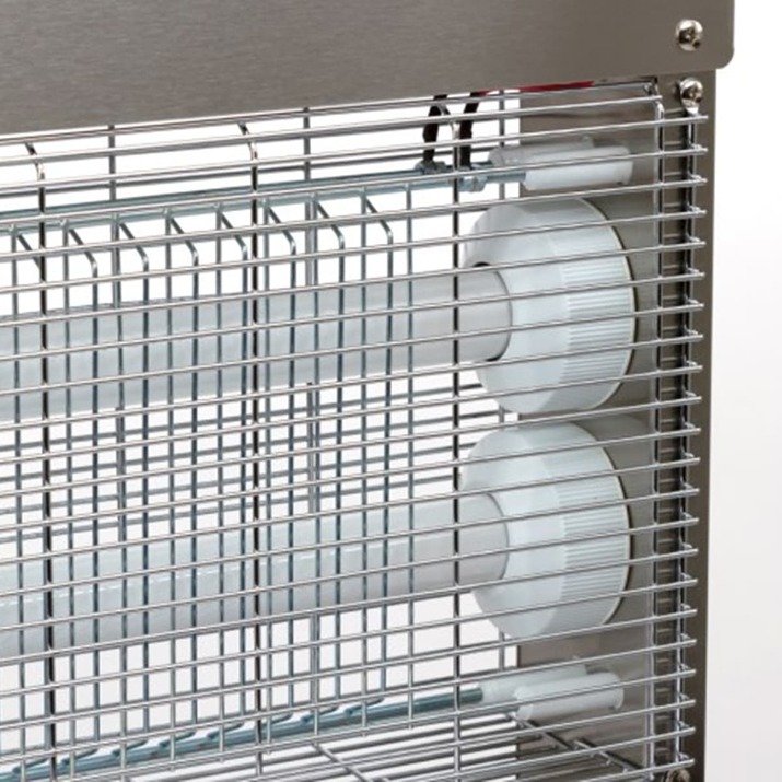 Elektrisk flugfångare Inox IPX4, 2 x 18 W