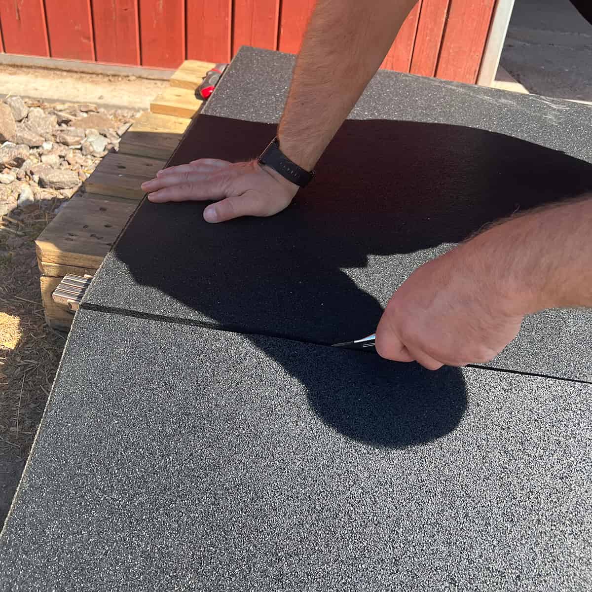 Stallmatta 20 mm, 1 x 1 m, paket för hästbox 3,5 x 3,5 meter