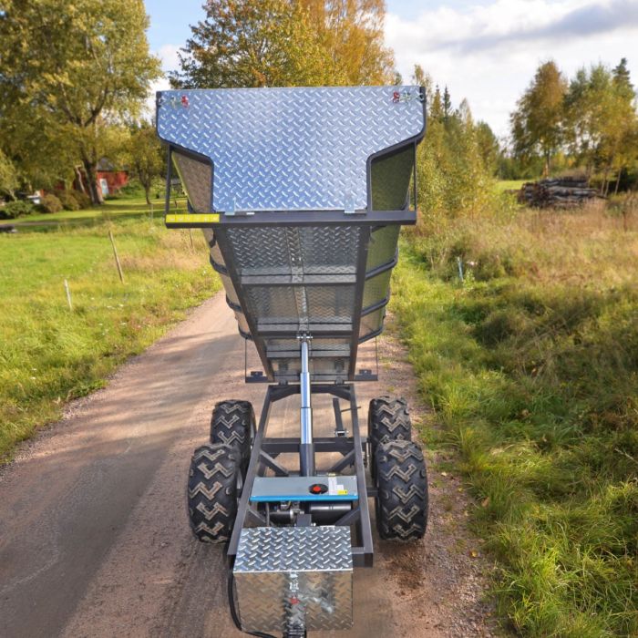 Tippvagn ATV 1420 kg med elhydraulisk tipp