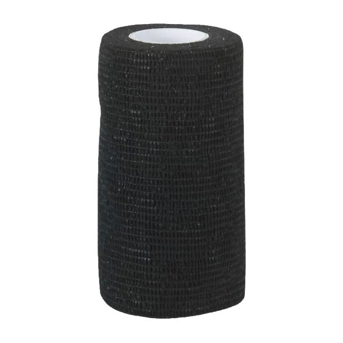 Bandage EquiLastic 4,5 m, svart