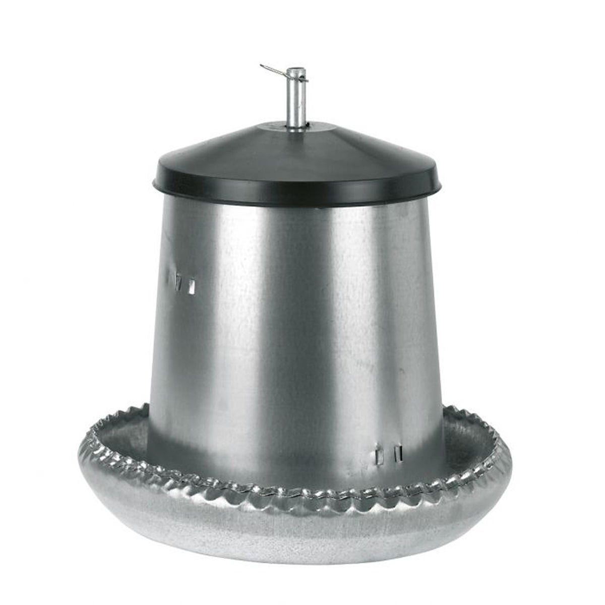 Foderautomat för höns, 5 L, plåt - Kellfri