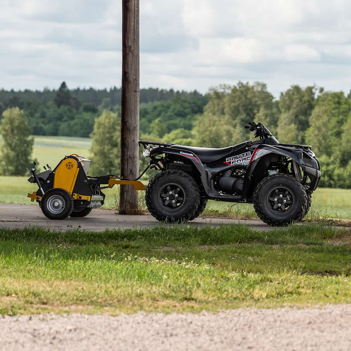 Slaghack ATV eldriven