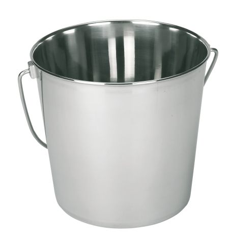 Hink rostfri med gradering, 12,3 l