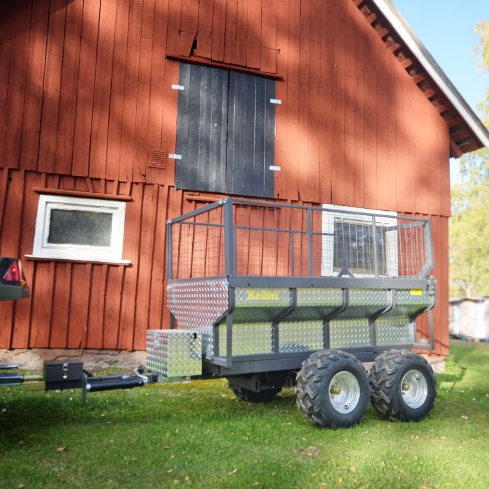 Tippvagn ATV 1420 kg med elhydraulisk tipp